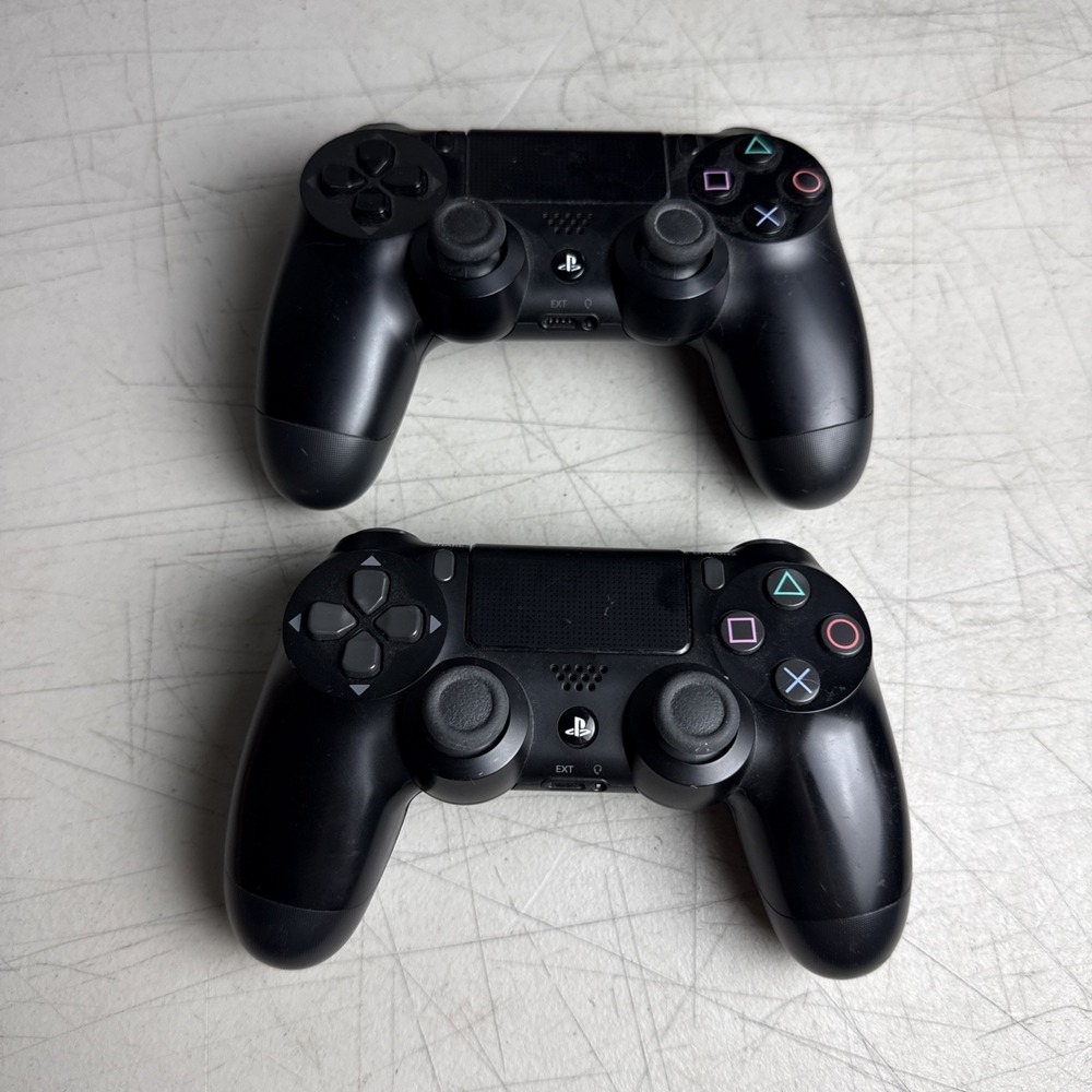 2 Pack Sony DualShock 4 PS4 Wireless Controller OEM Black CUH-ZCT2U Tested